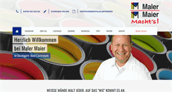 Desktop Screenshot of maler-maier.de