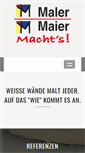 Mobile Screenshot of maler-maier.de